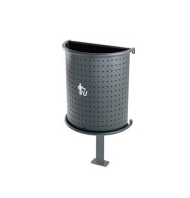 50L Outdoor Wastepaper Painted Steel color